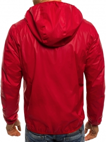 Пролетно яке с изчистен, класически дизайн - червено