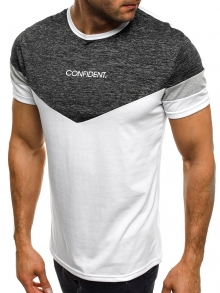 Мъжка тениска ''Confident'' - бяла