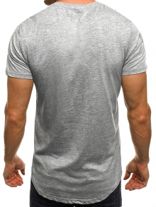 Мъжка тениска Gution&Oarment - сива
