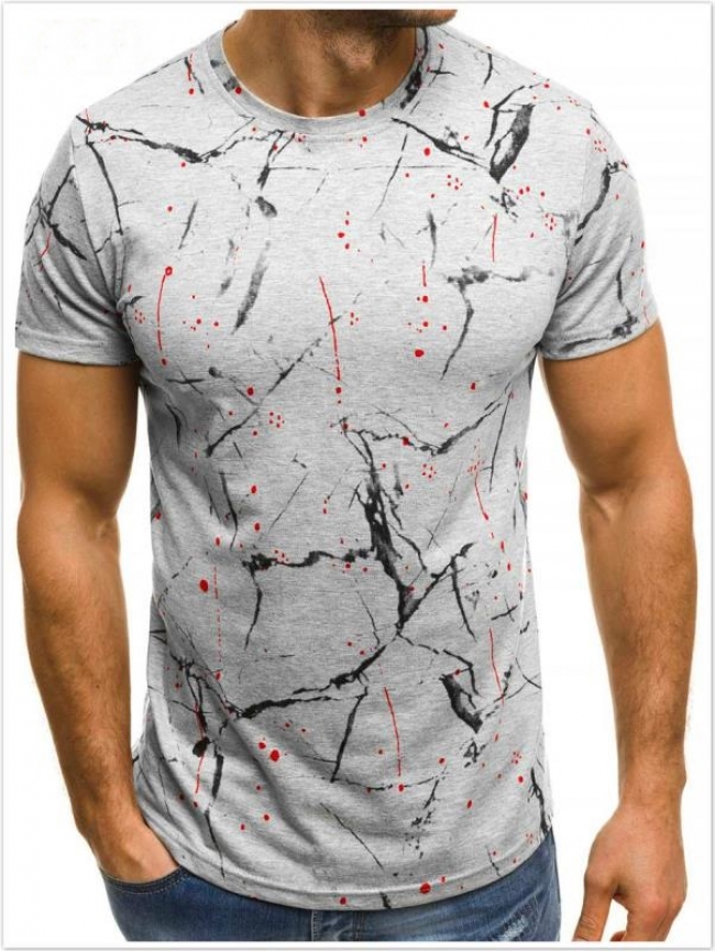 Мъжка тениска ''Dernier'' сива